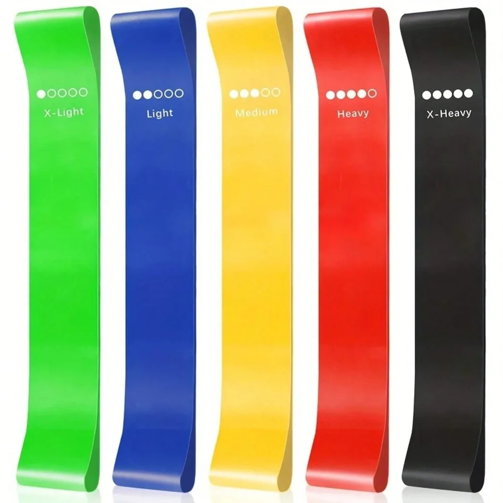 5 bands upright with level labels